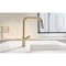 Brizo Litze Pull-Down Faucet with Square Spout and Industrial Handle 63054LF-GL - alternate 5